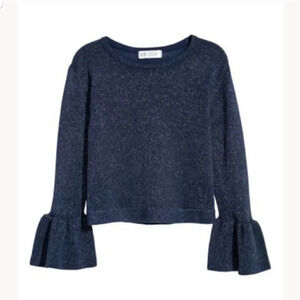 Girls Sparkling Blue H&M Pullover